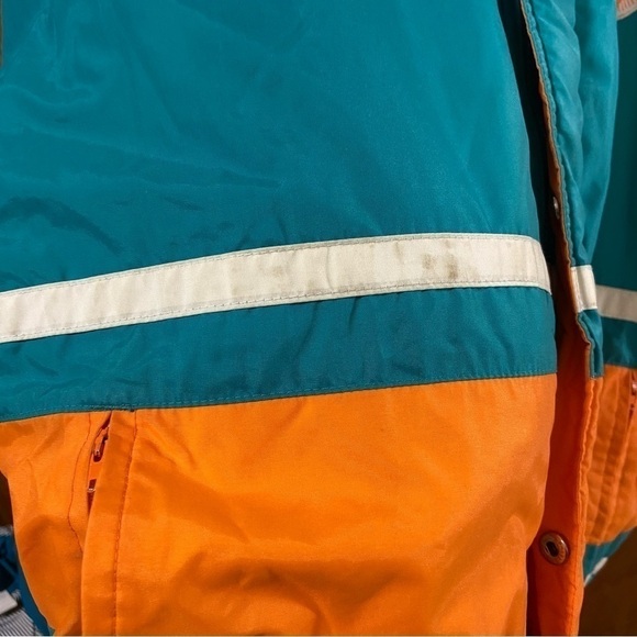 Miami Dolphins Vintage Coat Size Large - Picture 2 of 11